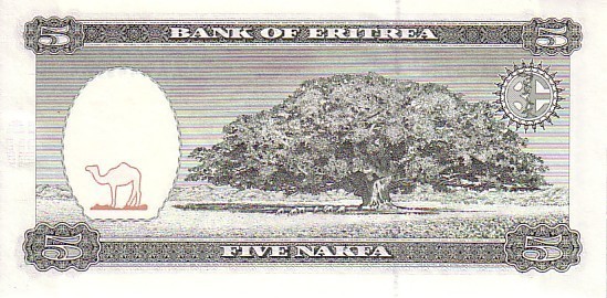 ERYTREE   5 Nafka  Daté Du 24-05-1997   Pïck 2     ***** BILLET  NEUF ***** - Erythrée