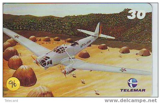 Militairy Avions Sur Telecarte (96) Flugzeuge Vliegtuig Aeroplani Airplane Aeroplanos ??? - Leger