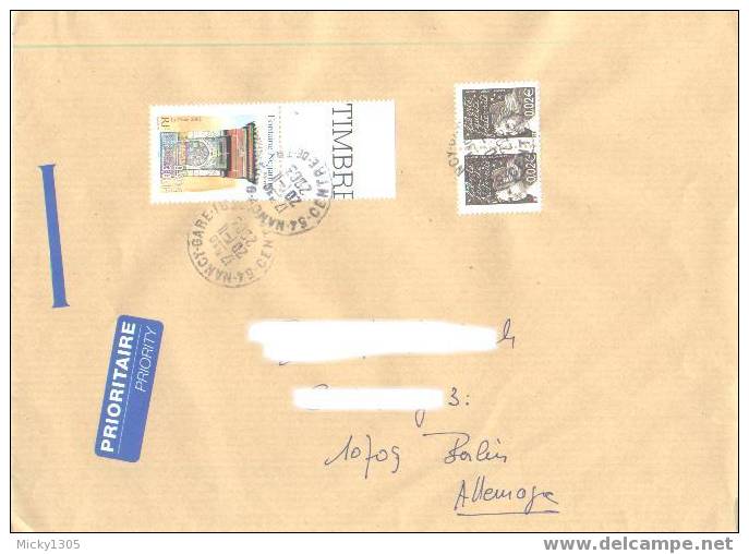 Frankreich / France - Umschlag Echt Gelaufen / Cover Used  (3522) - Brieven En Documenten