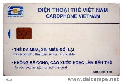 VIETNAM - Chip Card - Woman With Flowers - Vietnam