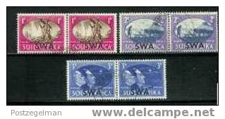 SWA 1945 Cancelled Stamp(s) Coronation 246-251 #554 - Namibie (1990- ...)