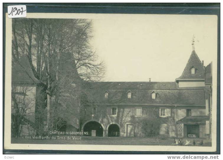 DISTRICT D´ECHALLENS /// CHATEAU DE GOUMOËNS - ASILE DES VIEILLARDS DU GROS DE VAUD - TTB - Goumoëns