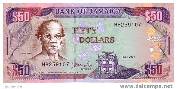 JAMAÏQUE   50 Dollars  Daté Du 15-01-2004   Pick 79    ***** BILLET  NEUF ***** - Jamaica