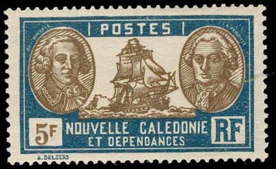 Nouvelle Calédonie (Y/T No, 159 - 5 Francs) [*] TB / VF - Nuovi