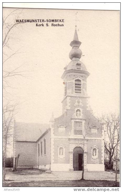 Waasmunster - Sombeke  Kerk S. Rochus - Waasmunster