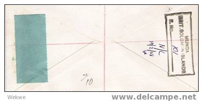 Bro029/  SALOMONEN - FDC-Einschreiben, 1968, Entdeckung (Brief, Cover, Letter, Lettre) - British Solomon Islands (...-1978)