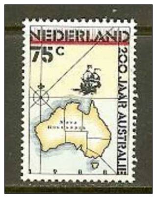 NEDERLAND 1988 MNH Stamp(s) Australian Bicentamary 1411 #7088 - Ungebraucht