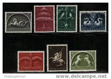 NEDERLAND 1943 MNH Stamp(s) German Symbols 405-411 #006 - Unused Stamps