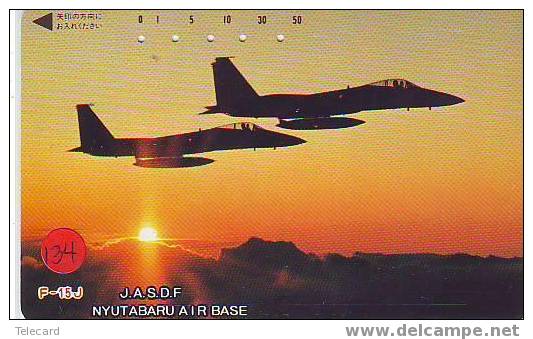Militairy Avions (134)  Sur Telecarte Flugzeuge Vliegtuig Aeroplani Airplane Aeroplanos ??? Japan - Leger