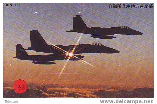 Militairy Avions (138)  Sur Telecarte Flugzeuge Vliegtuig Aeroplani Airplane Aeroplanos ??? Japan - Army