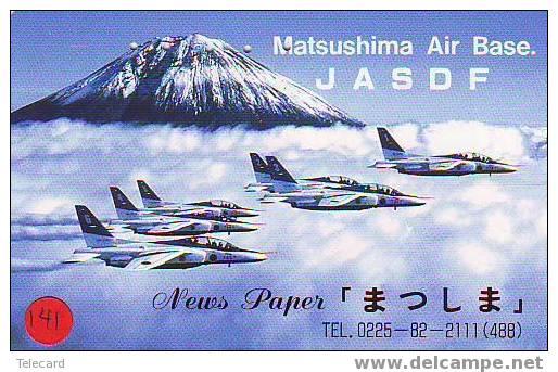 Militairy Avions (141)  Sur Telecarte Flugzeuge Vliegtuig Aeroplani Airplane Aeroplanos ??? Japan - Armee