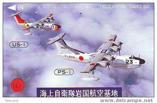 Militairy Avions (161)  Sur Telecarte Flugzeuge Vliegtuig Aeroplani Airplane Aeroplanos ??? Japan - Armée