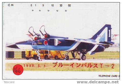 Militairy Avions (166)  Sur Telecarte Flugzeuge Vliegtuig Aeroplani Airplane Aeroplanos ??? Japan - Armée