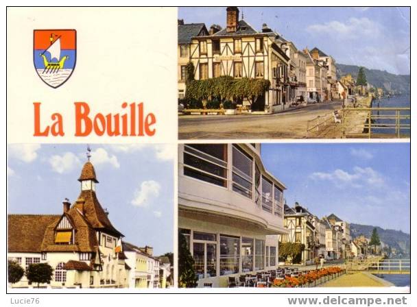 LA BOUILLE -   3 Vues Et Blason - La Bouille