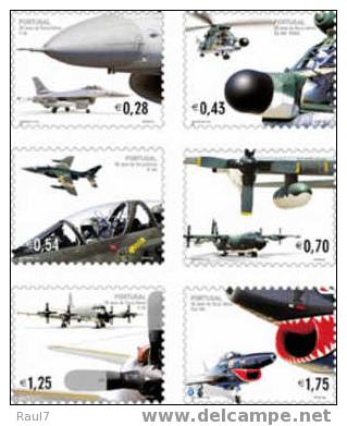 PORTUGAL 2002 6v NEUF ** (MNH) Avions Militaires - Unused Stamps