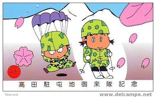 Leger (23) Soldiers - Military - Army - Militar - Militaire - Ejercito - Armee - Armata - Esercito Sur Telecarte Japon - Leger