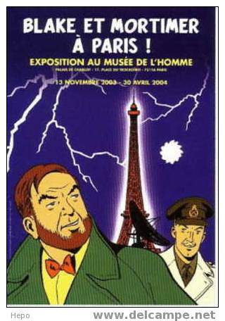 Jacobs / Juillard Blake Et Mortimer A Paris Carte Postale - Cartes Postales