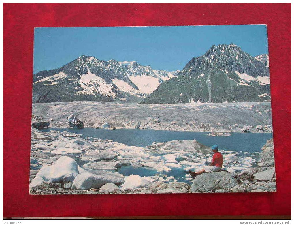 Märjelensee Am Grossen Aletschgletscher, Geisshorn, Olmenhorn - Lens