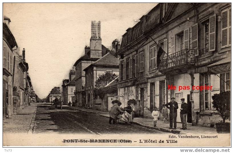 Cpb 534 - Pont Sainte Maxence - L'hotel De Vile (60 - Oise) - Pont Sainte Maxence