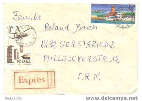 Polen / Poland - Umschlag Echt Gelaufen / Cover Used  (I554) - Covers & Documents