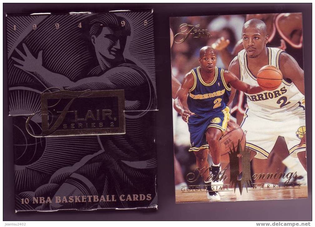 LOT DE 10 CARTES SERIE FLAIR 94-95 - Cajas, Estuches