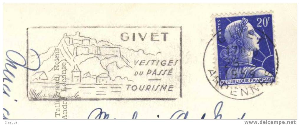 Fumay Vallée De La Meuse  Ed.La Cigogne   Obliterer Givet 1959 - Fumay