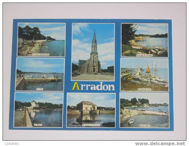 (337) -1- Carte Postale Sur Arradon Multivues - Arradon