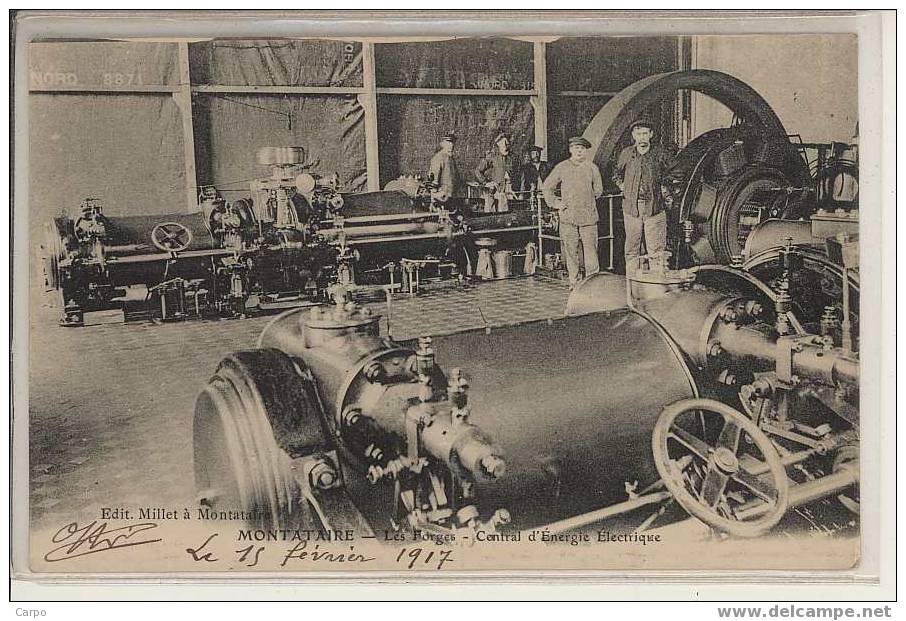 MONTATAIRE - Les Forges - Central D'énergie électrique. - Montataire