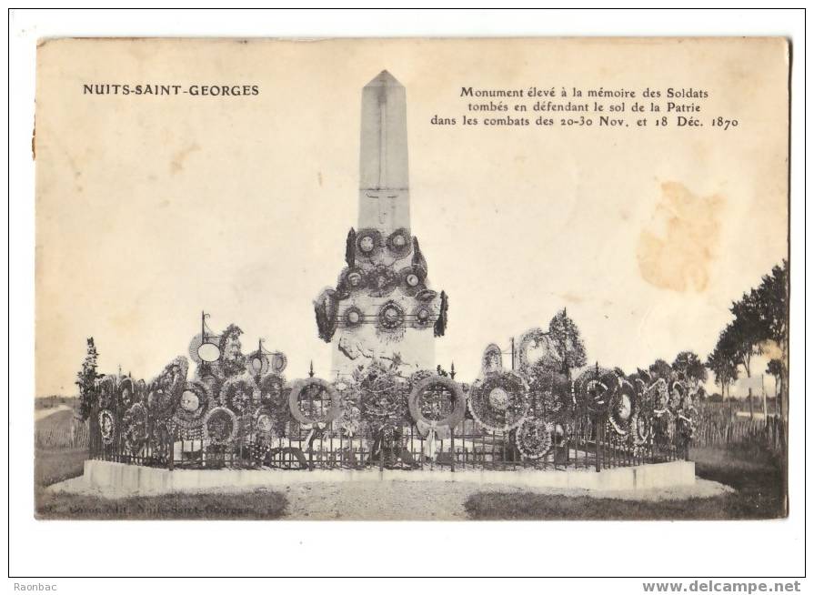 CPA---21--- Nuits Saint Georges -----MONUMENT - Nuits Saint Georges