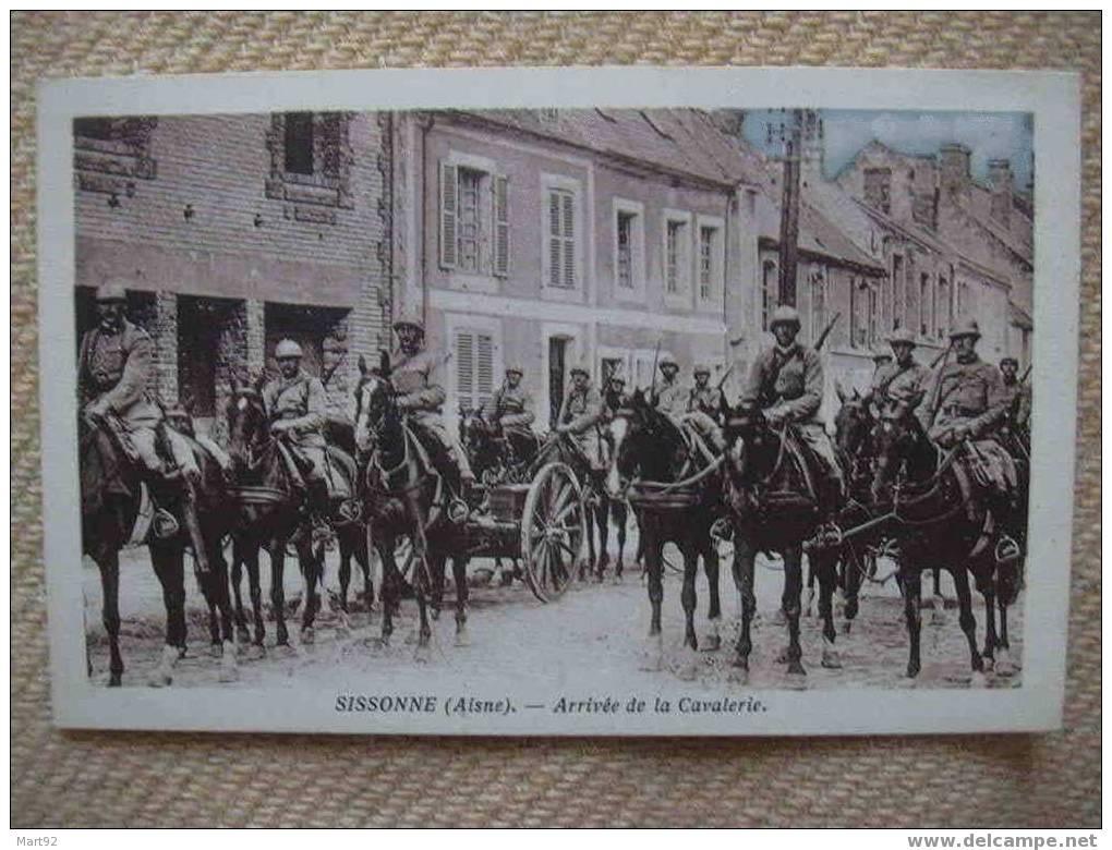 02 CAMP DE SISSONNE ARRIVEE DE LA CAVALERIE - Sissonne