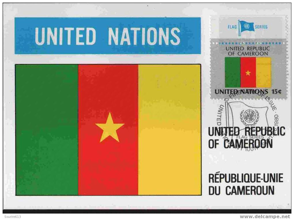 CPJ Nations Unies 1980 Drapeaux République-Unie Du Cameroun - Covers