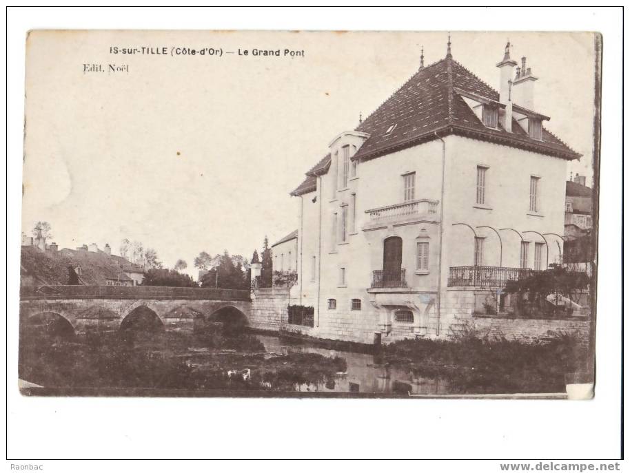 CPA---21----IS-SUR-TILLE- ---PONT - Is Sur Tille