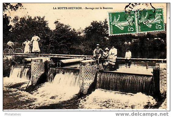 LAMOTTE BEUVRON  BARRAGE   1909 - Lamotte Beuvron