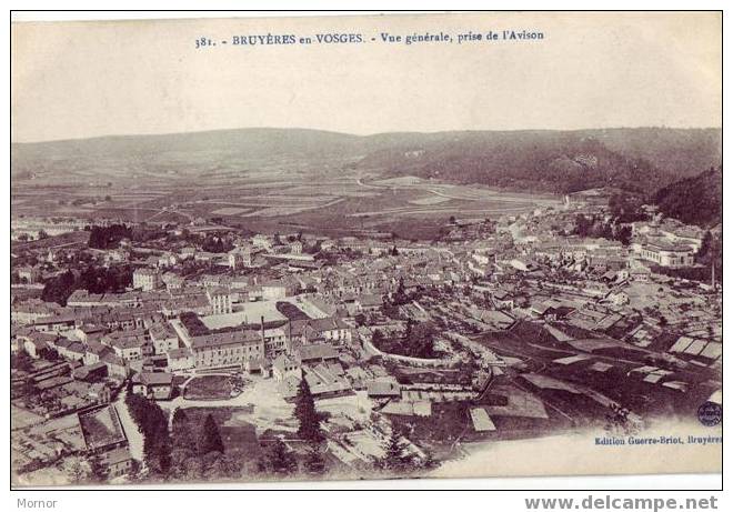 BRUYERES-en-VOSGES Vue Générale - Bruyeres