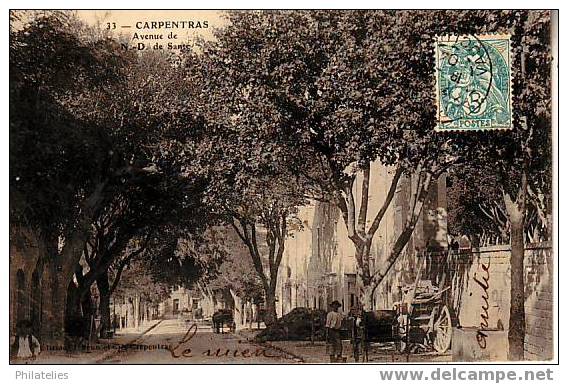 CARPENTRAS  AV DE ND DE SANTE  1904 - Carpentras