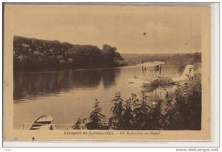 SARTROUVILLE - Un Hydravion Au Départ. - Sartrouville