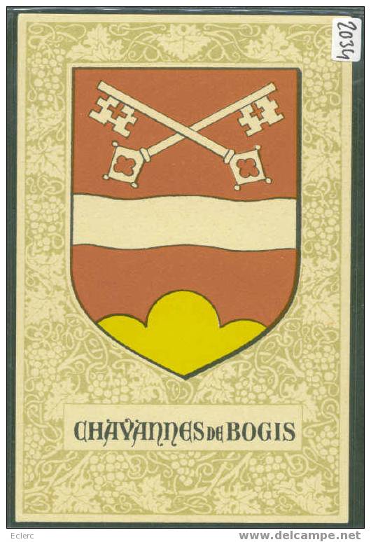 DISTRICT DE NYON - CHAVANNES DE BOGIS - ARMORIAL - TTB - Nyon