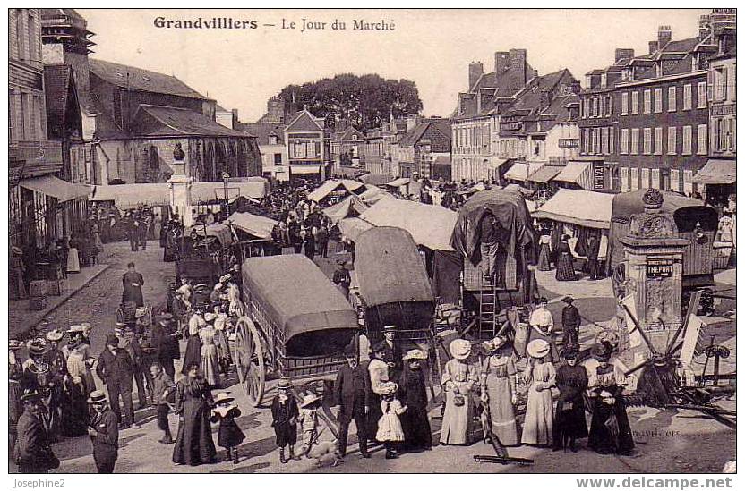 Granvilliers  - L E Jour Du Marché - Grandvilliers