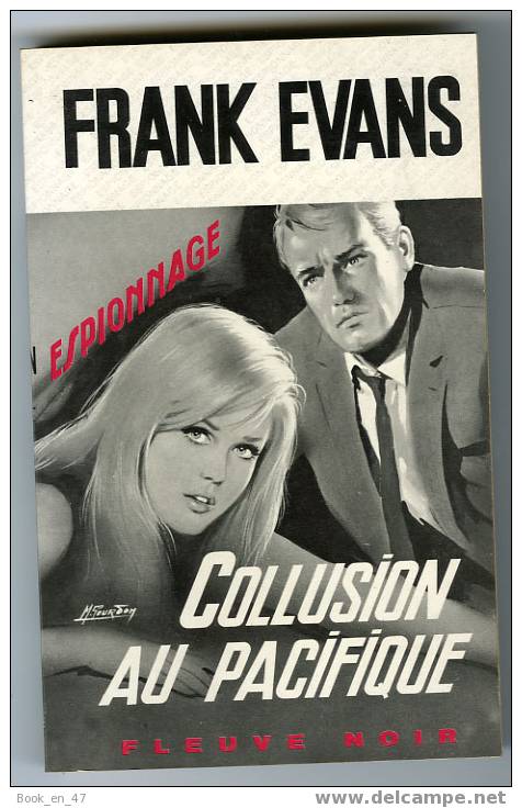 {01632} Frank Evans ; Espionnage N°656. EO 1968.   TBE  " En Baisse " - Fleuve Noir