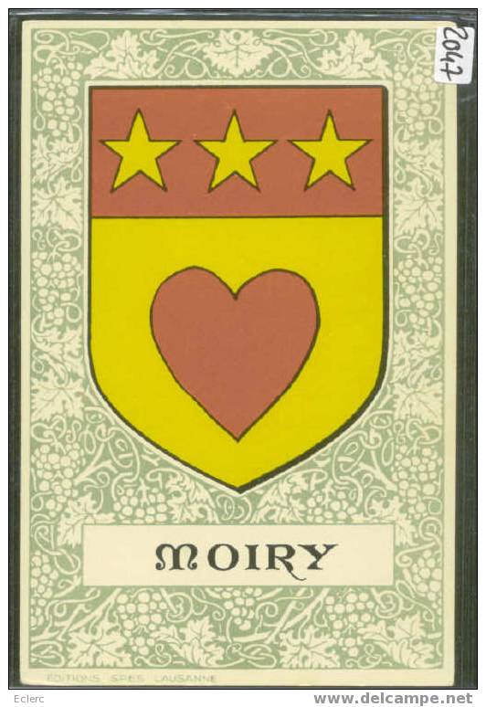 DISTRICT DE COSSONAY - MOIRY  - ARMORIAL - TTB - Cossonay