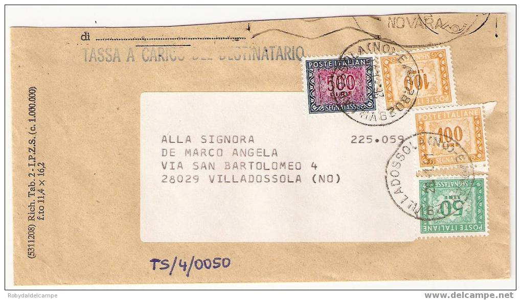 LP10 - ITALIA REPUBBLICA - Lettera Tassata - Vedi Immagine - (L) - Stamped Stationery