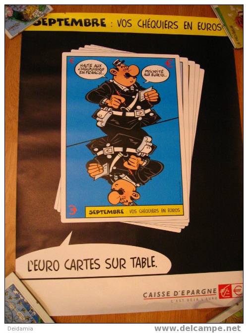AFFICHE ILLUSTREE PAR KOX. 2001. CAISSE D EPARGNE - Afiches & Offsets