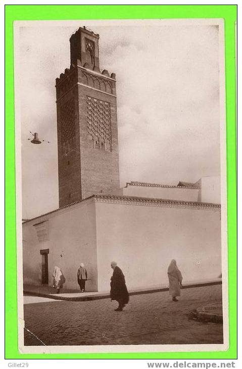 TLEMCEN, ALGÉRIE - GRANDE MOSQUÉE - ANIMÉE - PHOTO ALBERT - ÉCRITE - - Tlemcen