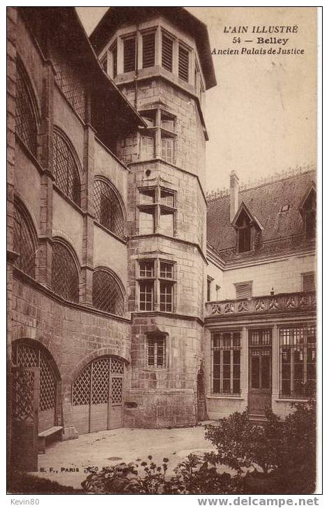 01 BELLEY Ancien Palais De Justice - Belley