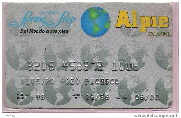 COLOMBIA- 1997- " SPRING STEP  " - COLPATRIA- DEBIT CARD- CARTE BANCAIRE - Tarjetas De Crédito (caducidad Min 10 Años)