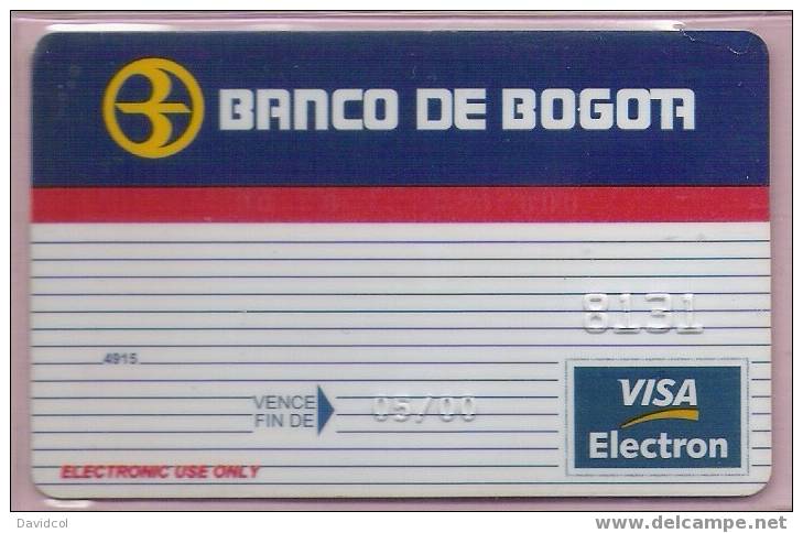 COLOMBIA- 1997 - " DEBIT CARD " - BANCO DE BOGOTA - VISA - CARTE BANCAIRE - Geldkarten (Ablauf Min. 10 Jahre)