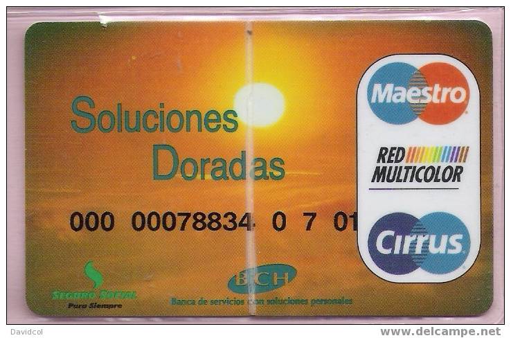 COLOMBIA- 1999 - " SOLUCIONES DORADAS " - B.C.H. - DEBIT CARD - CARTE BANCAIRE - Tarjetas De Crédito (caducidad Min 10 Años)