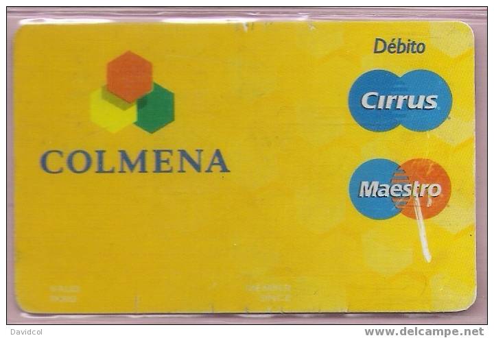 COLOMBIA- 1998 - " DEBIT CARD " - COLMENA  - TYPE # 2 -  CARTE BANCAIRE - Tarjetas De Crédito (caducidad Min 10 Años)