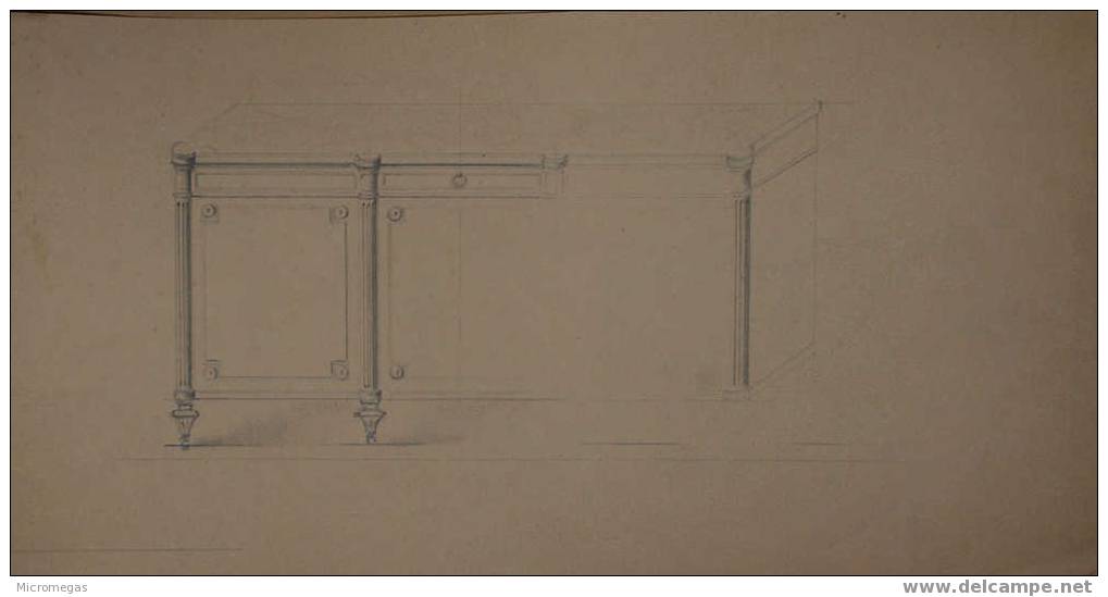 Dessin Ancien D´ébénisterie - Drawings