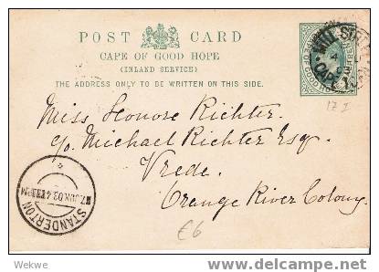 SA-C03/ Cape Colony, Ganzsache 17 I, 1903 - Kap Der Guten Hoffnung (1853-1904)